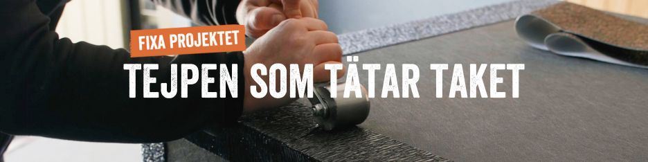 Tejpen som tätar taket